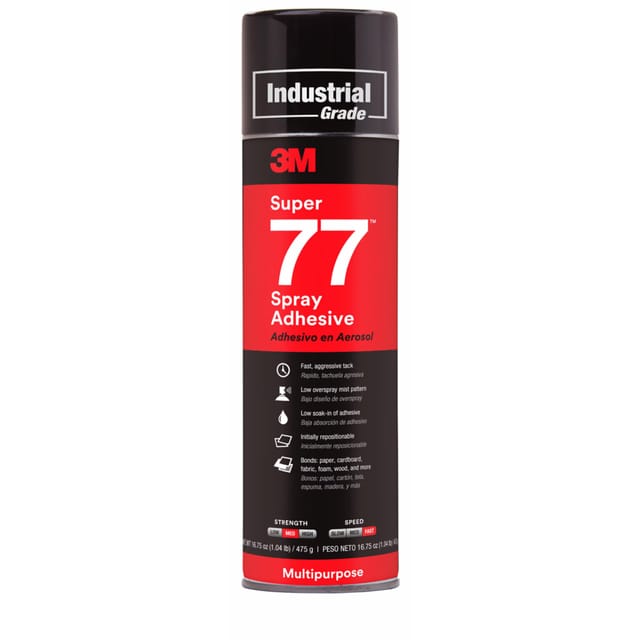 3M Super 77 Multipurpose Spray Adhesive bombe aérosol