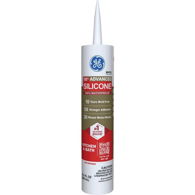 GE Advanced Silicone 2 Kitchen & Bath Sealant cartucho