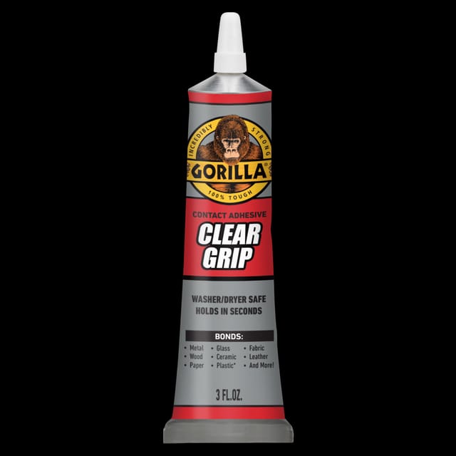Gorilla Clear Grip flexible waterproof contact adhesive tube