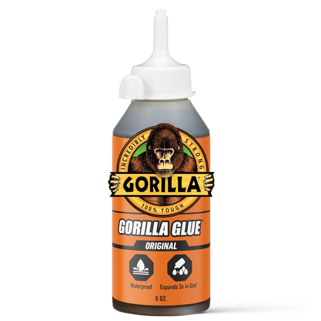 Gorilla Original Polyurethane Glue flacon marron avec étiquette orange