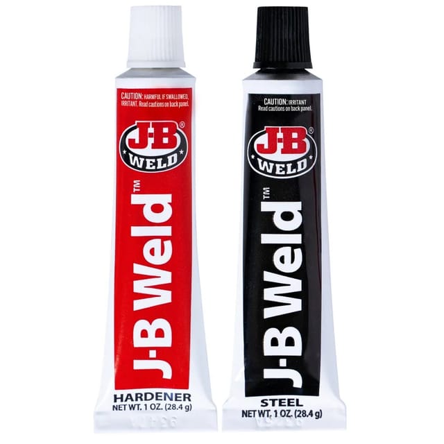 J-B Weld Original deux tubes de résine époxy et durcisseur pour soudure à froid
