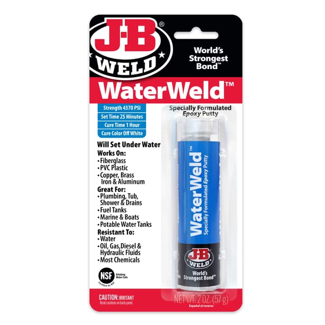 J-B Weld WaterWeld barra de masilla epoxi para uso bajo el agua