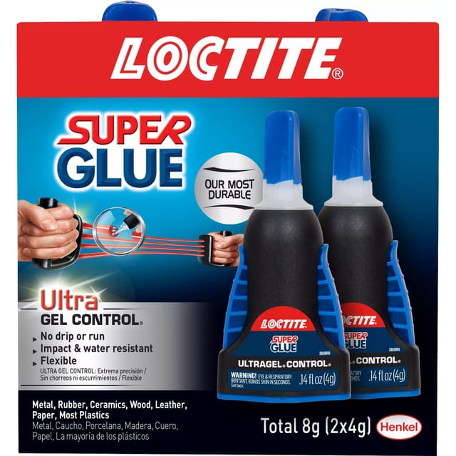 Loctite Super Glue Ultra Gel Control aplicador con pulsadores de control