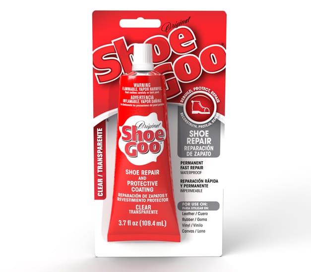 Shoe GOO Shoe Repair Adhesive clear tube with red cap