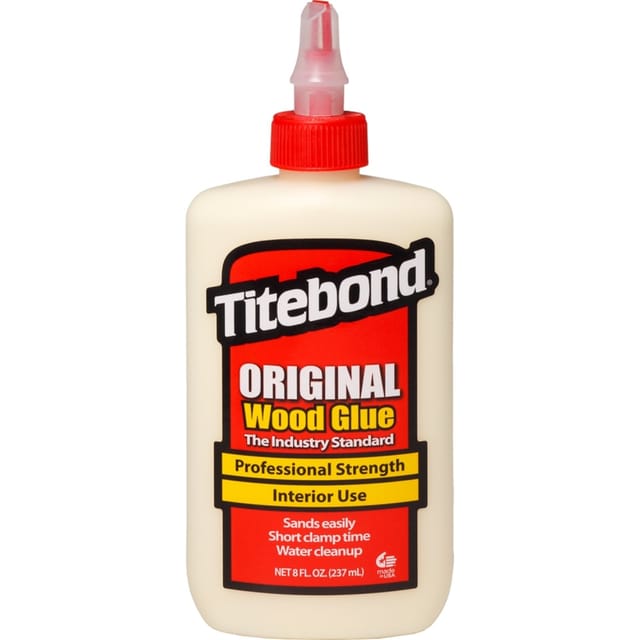 Bote de cola para madera Titebond Original con etiqueta roja