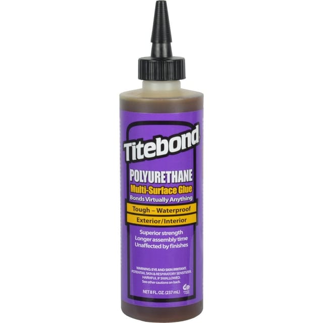 Titebond Polyurethane Liquid Glue 8 oz bote